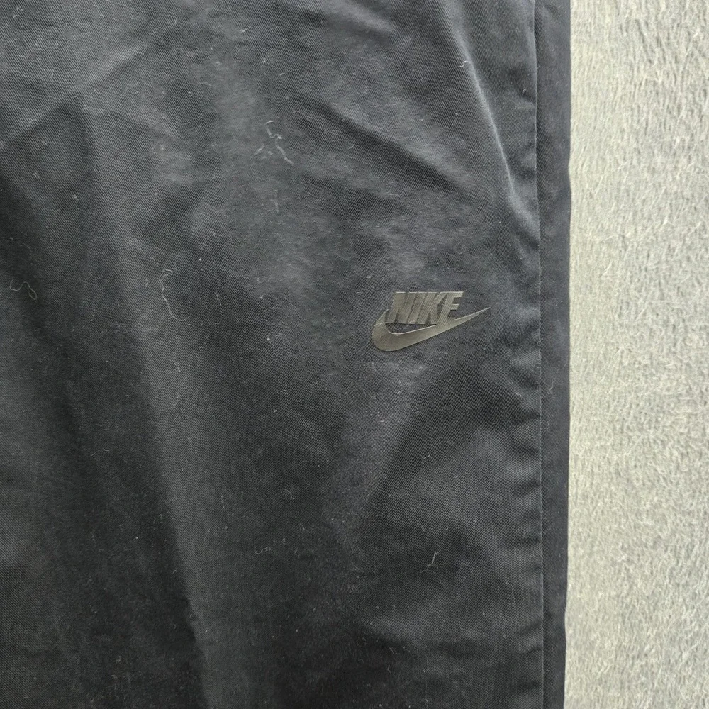 Nike Men Activewear Pants 34 Black Woven Unlined Essential Crop 25